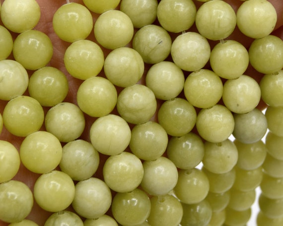 Pietre Preziose Naturali Di Taiwan, Giada Di Taiwan, Satinate E Lucidate, Rotonde, 4 Mm, 6 Mm, 8 Mm, 10 Mm, Verde, Pietra, Verde, 6mm, 18 Stück Poliert - Foto 12