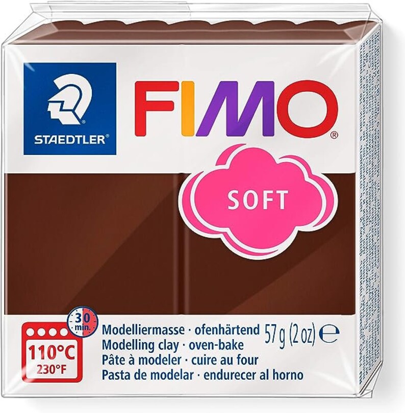 Fimo Soft Pain Pâte À Modeler 57 G voir options couleurs Marron