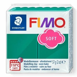 Fimo Soft Pain Pâte À Modeler 57 G voir options couleurs vert emeraude