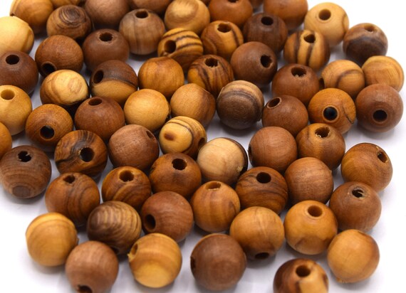 Hand Made Olive Wood Round Beads Rosary **Plenty Info In Description**