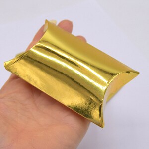 x5 sacchetti regalo oro/nero/argento, confezione regalo, scatola in cartone per gioielli e piccoli oggetti immagine 9