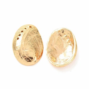 Gold-plated shell, seahorse, fish pendants, in stainless steel, see options