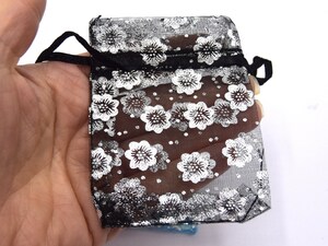 30 Pochettes Cadeaux En Organza Or Avec Perles - 10x12 Cm - Pour Bijoux, Bonbons, Mariage, événements
