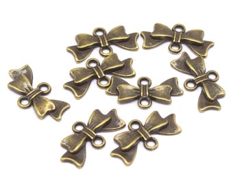 20 bronze knot connectors