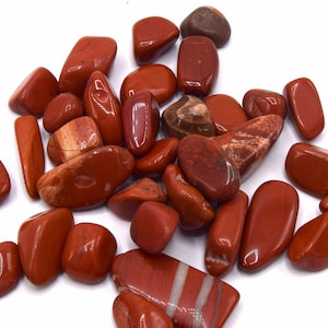 x10 jasper stones, undrilled tumbled stone, stone crystals pebbles,
