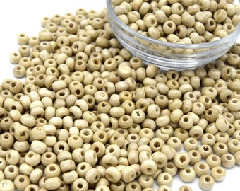 Wooden Rondelle Beads 5.5mm natural Per lot of 100/200/300/400/500 units