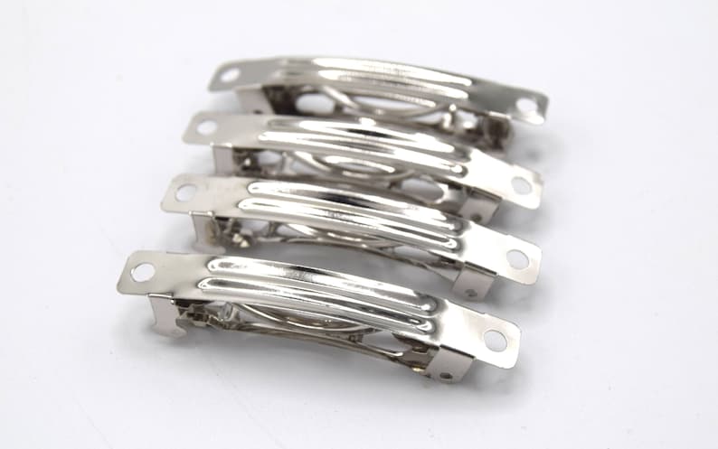 Pinces à cheveux en métal plaqué or avec strass en cristal en gros pour création de bijoux