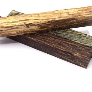 Bois De Serpent Lot De 3 Carrelets 140x20x20 Mm – Bois Précieux Naturel Pour Tournage Stylos, Coutellerie, Lutherie, Manches Couteaux, Sculpture, France