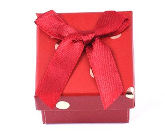 Lot De 18 Boîtes Cadeau Pour Bijoux - 4 × 4 × 2,6 Cm - Petite Boîte Cadeau Avec Couvercle