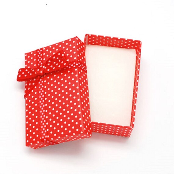 Lot De 25 Petites Boîtes Carton 4x4 Cm Pour Bijoux (oreilles, Bagues) - Neuf Sans Emballage