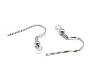 Stainless steel hooks 23mm x 22mm Per lot of 10/50 units