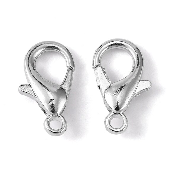 50 Gold/silver Metal Crab Claw Clasps 12x6mm, Jewelry Making - Etsy