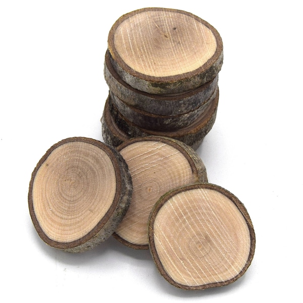 x10 Rondelles de bois d'olivier pour décoration en bois Ø20~30mm - biologique non traité, non vernis /wooden washers organic olive tree