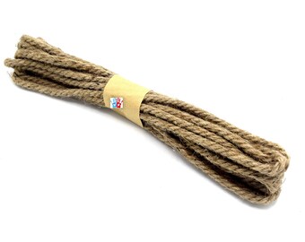 Cordon En Chanvre Naturel 1.5mm, Couleur Ecru, 5 Mètres - Parfait Pour Vos Créations DIY Ou Décoration !