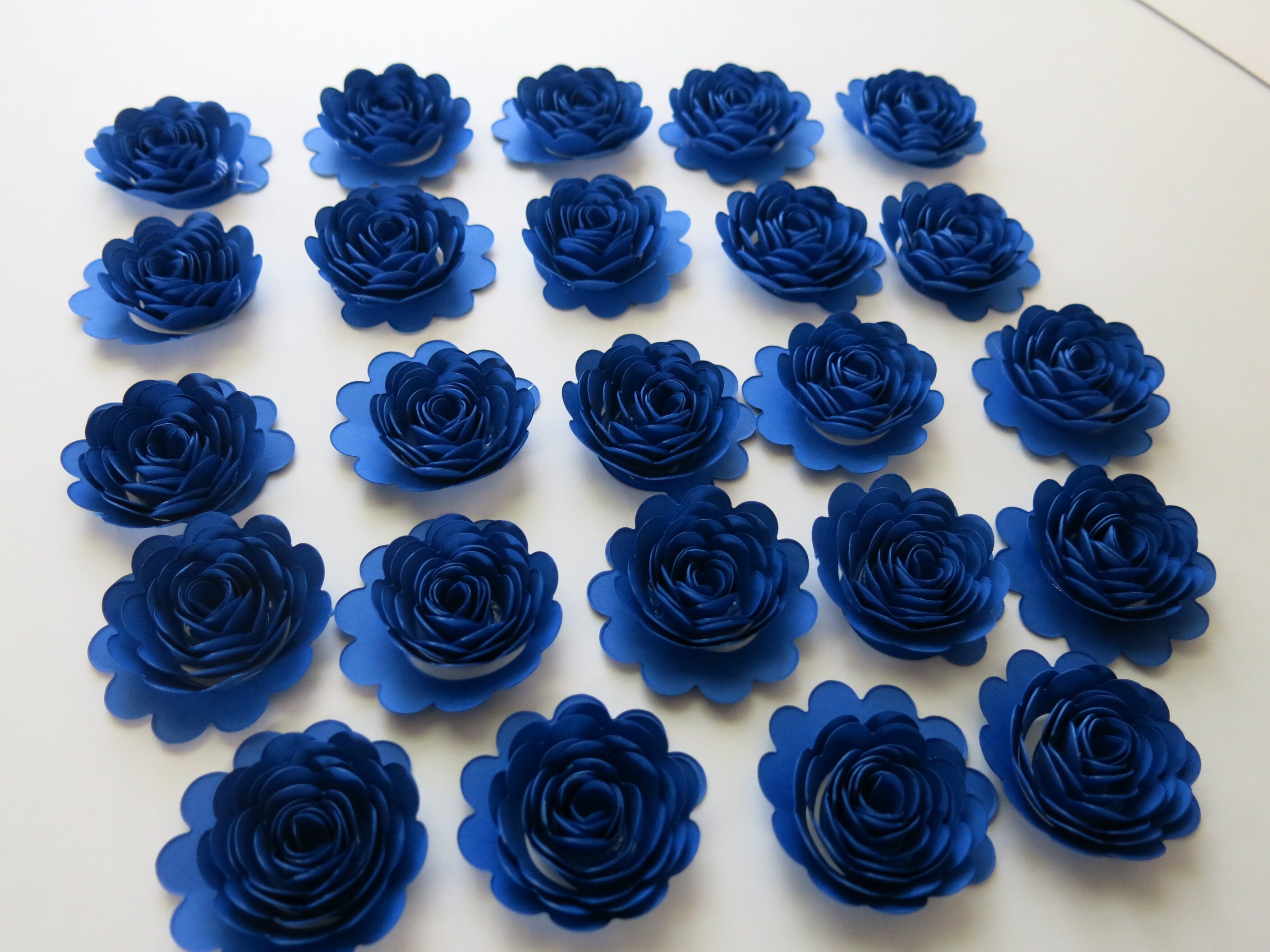 Paper Craft Supplies & Tools 24ROYAL BLUEBeautiful paper flowers