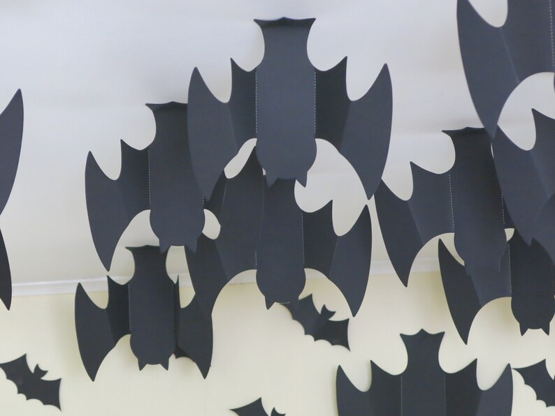 24 Piece Bat Cave Collection Halloween Decorations Flying Etsy