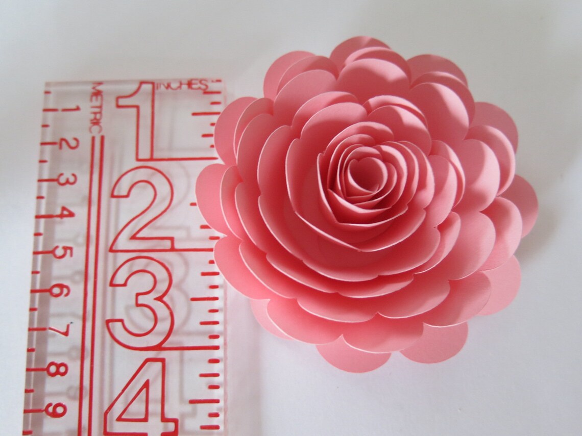 Red Black and White Mixed Paper Flower Bouquet Wedding Floral Etsy