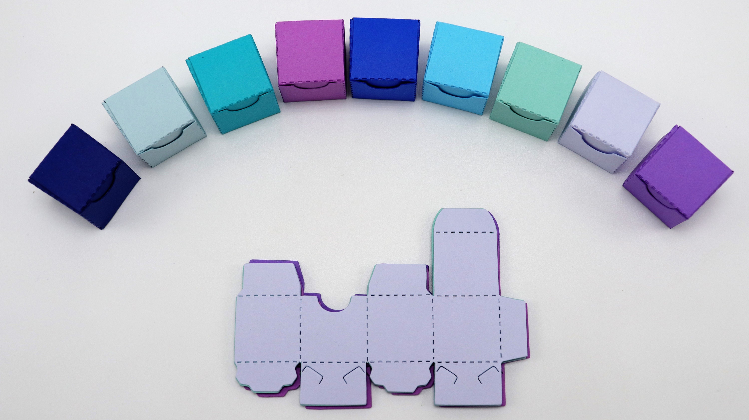 Mini Cardstock Mini Cardstock Gift Boxes: 1x1 Inch Tiny Treat Boxes - Etsy