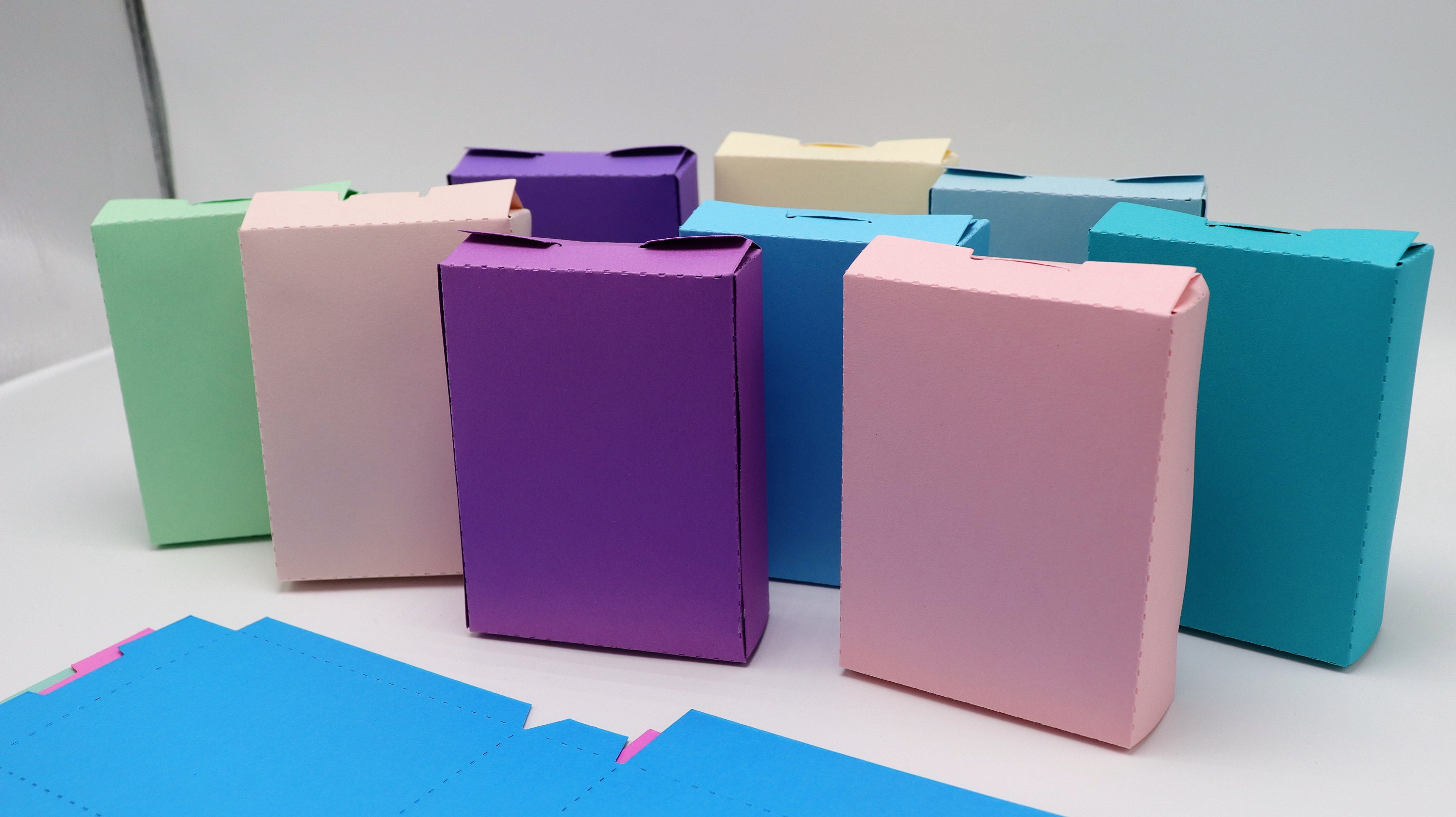 Any Colors Tab Top Gift Boxes Gift Wrapping Boxes 4x3x1 Inch Etsy