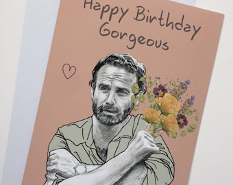 Walking Dead Card Etsy Walking Dead Card Etsy