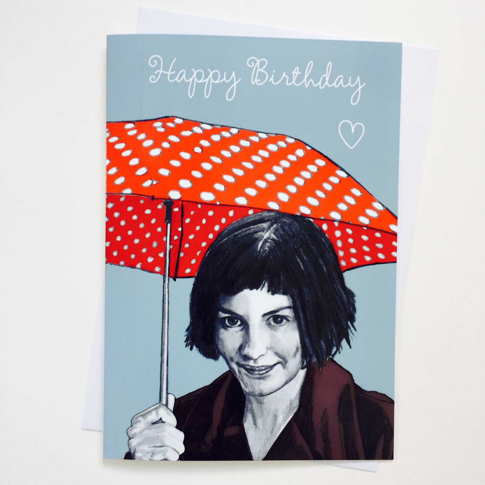 Carte Danniversaire Amelie Illustratifs A5 Etsy