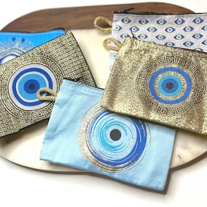 Lucky Find! Cute & Colorful Coin Purses with Lucky Turkish Eyes! (4 Adorable Designs)