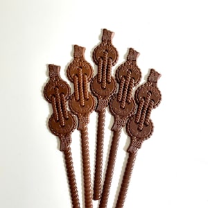 Swizzle Sticks Toronto Whaler&#39;s Wharf 1970s ~ Set of 5 / Vintage Toronto Whaler&#39;s Wharf Seafood House Drink Stir Sticks / Vintage Barware