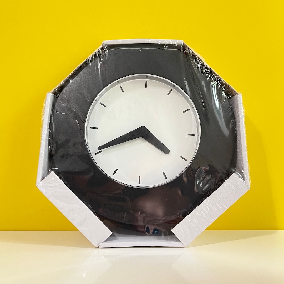 IKEA KVARTA 掛け時計 ポストモダン オールドイケア レトロ イエロー il_1080xN.5985420800_ge49.jpg