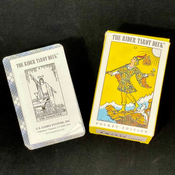 Rider Tarot Card Deck Pocket Edition / Rider-Waite Tarot Card Deck / Original Waite Tarot 78~Card Deck Pocket Edition