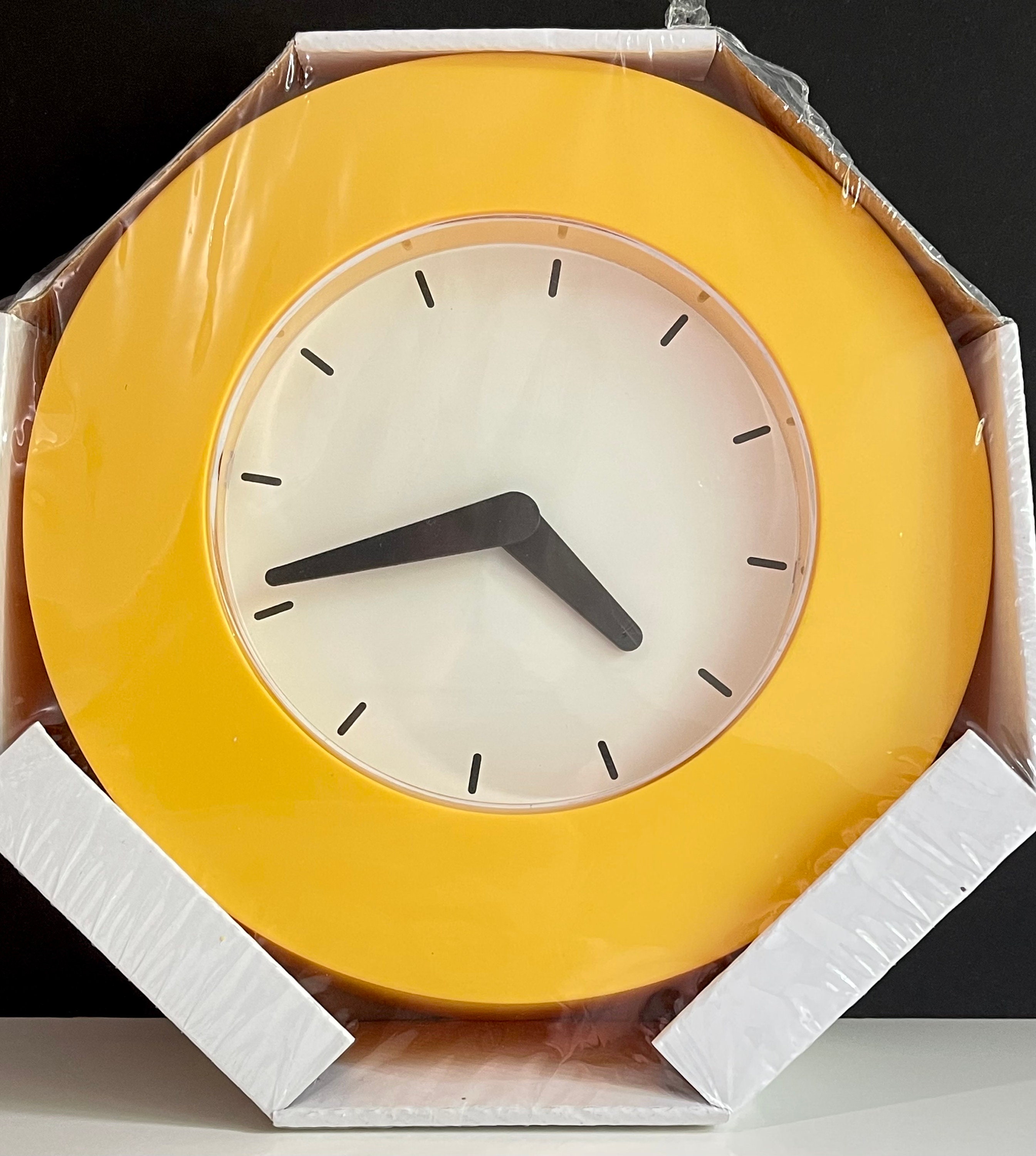 Ikea Kvarta Wall Clock ~ Available in Black and Yellow / Vintage