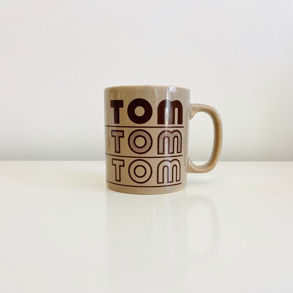 Vintage Kilncraft Personalized ‘TOM’ Mug