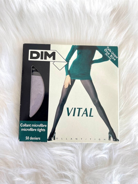 DIM Vital Microfibre Tights Pearl Grey Size OS / Retro DIM Vital