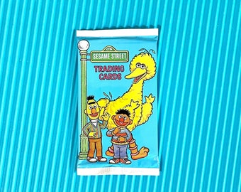 Sesame Street 1992 Trading Cards / Idolmaker Inc Collectible Sesame Street Trading Cards / Sesame Street Blue Package Collectible Cards