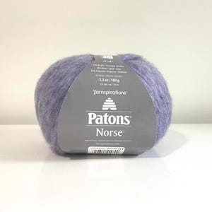Patons Norse Bulky #6 Blended Yarn ~ Super Bulky ~ ‘Periwinkle’ or &#39;Indigo&#39; / Patons Knitting and Crocheting Yarn / Patons Craft Yarn