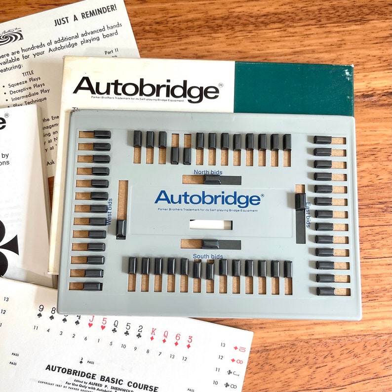 Auto Bridge Autobridge Self Teaching Bridge System Beginners~average Players ...