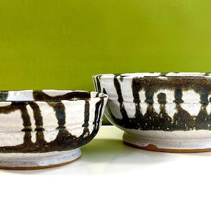 Handmade Studio Pottery  Bowl Set / Handmade Pottery Display Bowls / Handmade Pottery Serving Bowls / Pottery Bowl Serving Set
