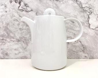 Vintage Thomas Germany White Porcelain Coffee Pot / MCM Serveware