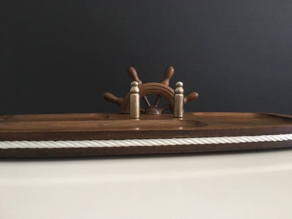 Vintage Wooden Men Dresser Top Valet Etsy