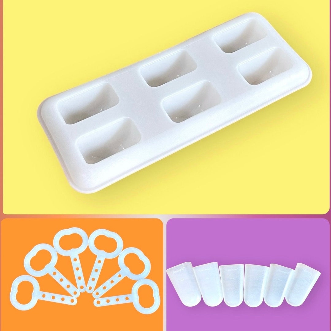 Tupperware Ice Pop Molds Sticks and Holder Replacement Parts Etsy