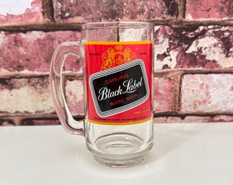 Vintage Carling Black Label Beer Stein / Beer Lovers Gift