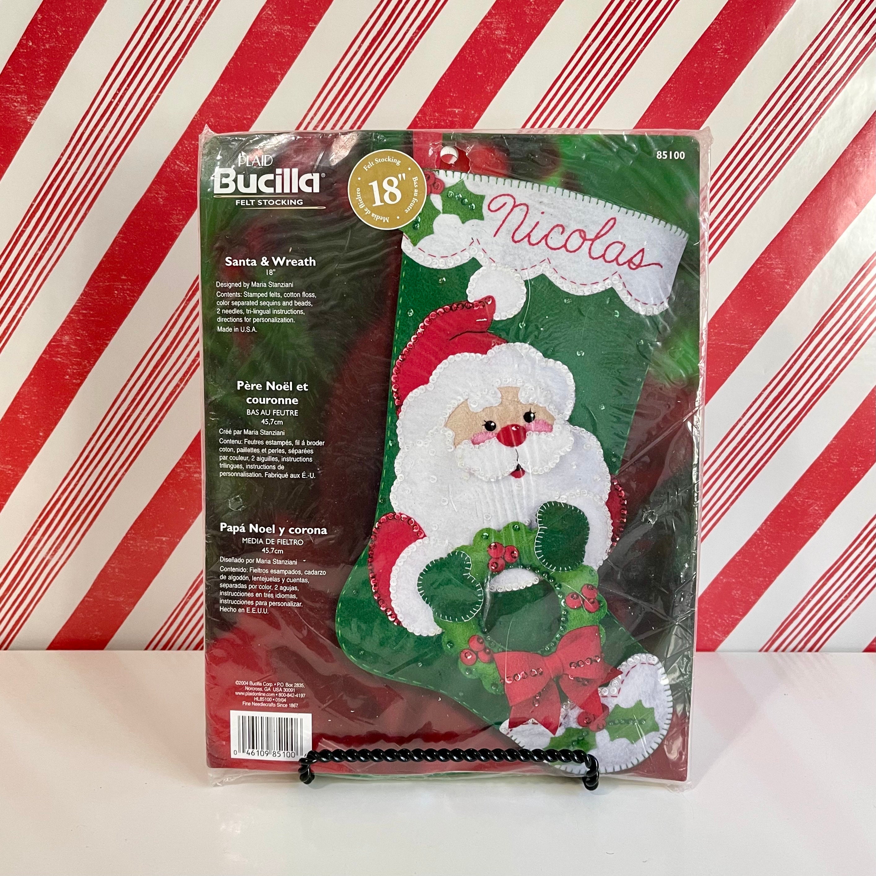 Bucilla Felt Christmas Stocking Kits, Ornament Kits, Wreath Kits
