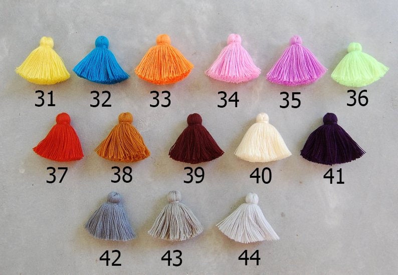 Colorful Tassel Necklace You Can Choose Your Own Colors image 7