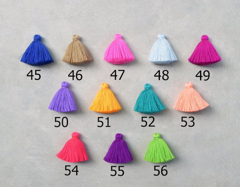 Colorful Tassel Necklace You Can Choose Your Own Colors image 8