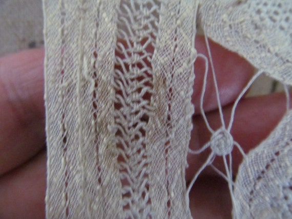 EDWARDIAN TAPE LACE Collar ca 1900. Hand made - image 6
