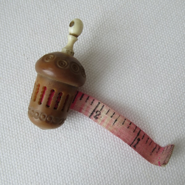 ca 1890 Tape measure with Stanhope of Welsh landmarks