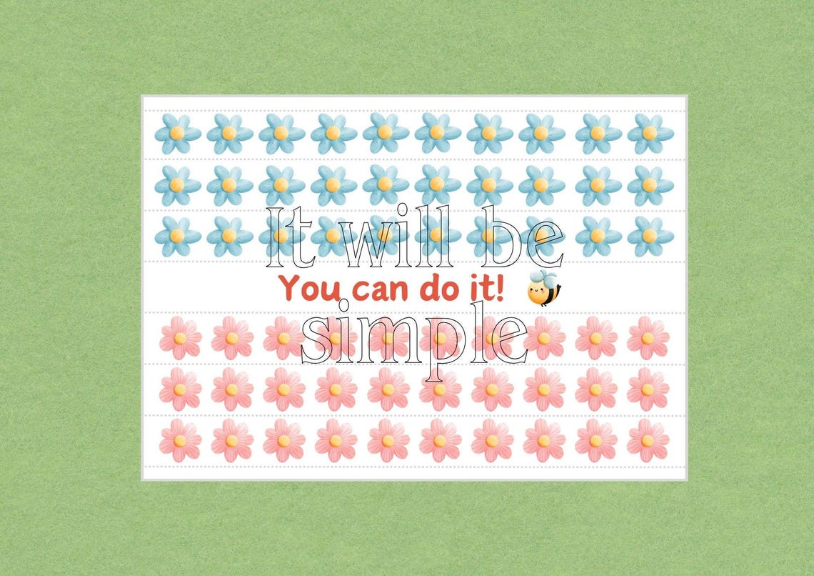 Printable Bees Reward Chart + Stickert Set, Sticker Chart, Instant ...