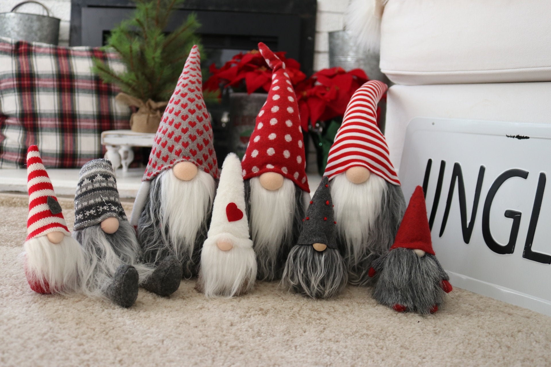 Download Small Handmade Gnomes - tomte - Cloth Gnome dolls - Red ...