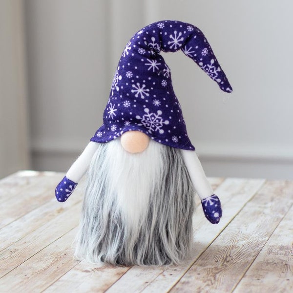 Christmas Gnome - Handmade gnomes - Holiday gifts - cute christmas decor - polka dot gnome - heart gnome - Scandinavian holiday - tomte