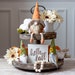 Triplets of gnomes -  autumn gnomes - fall gnomes - thanksgiving gnome  - thanksgiving tiered tray decor - gnome life - tomte - nisse 