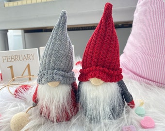 Brother Gnomes - Knit Hats- Holiday gift stocking stuffers - gnome - Christmas gifts - holiday gift - gnome life - tomte